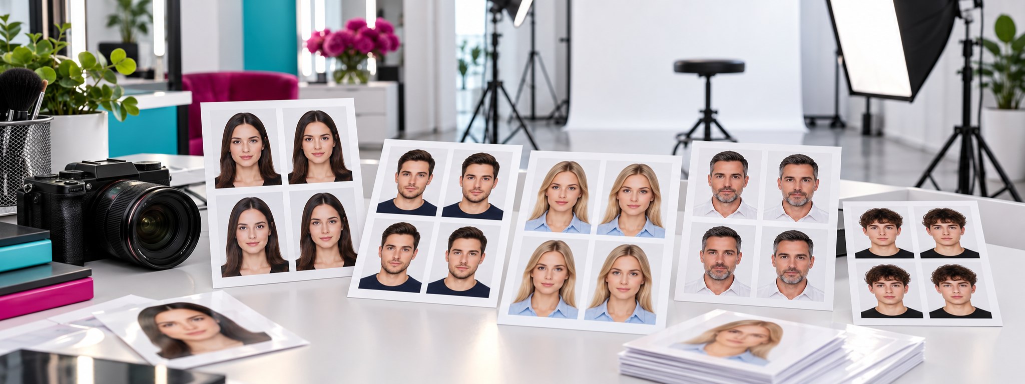 Студийные фотографии на документы